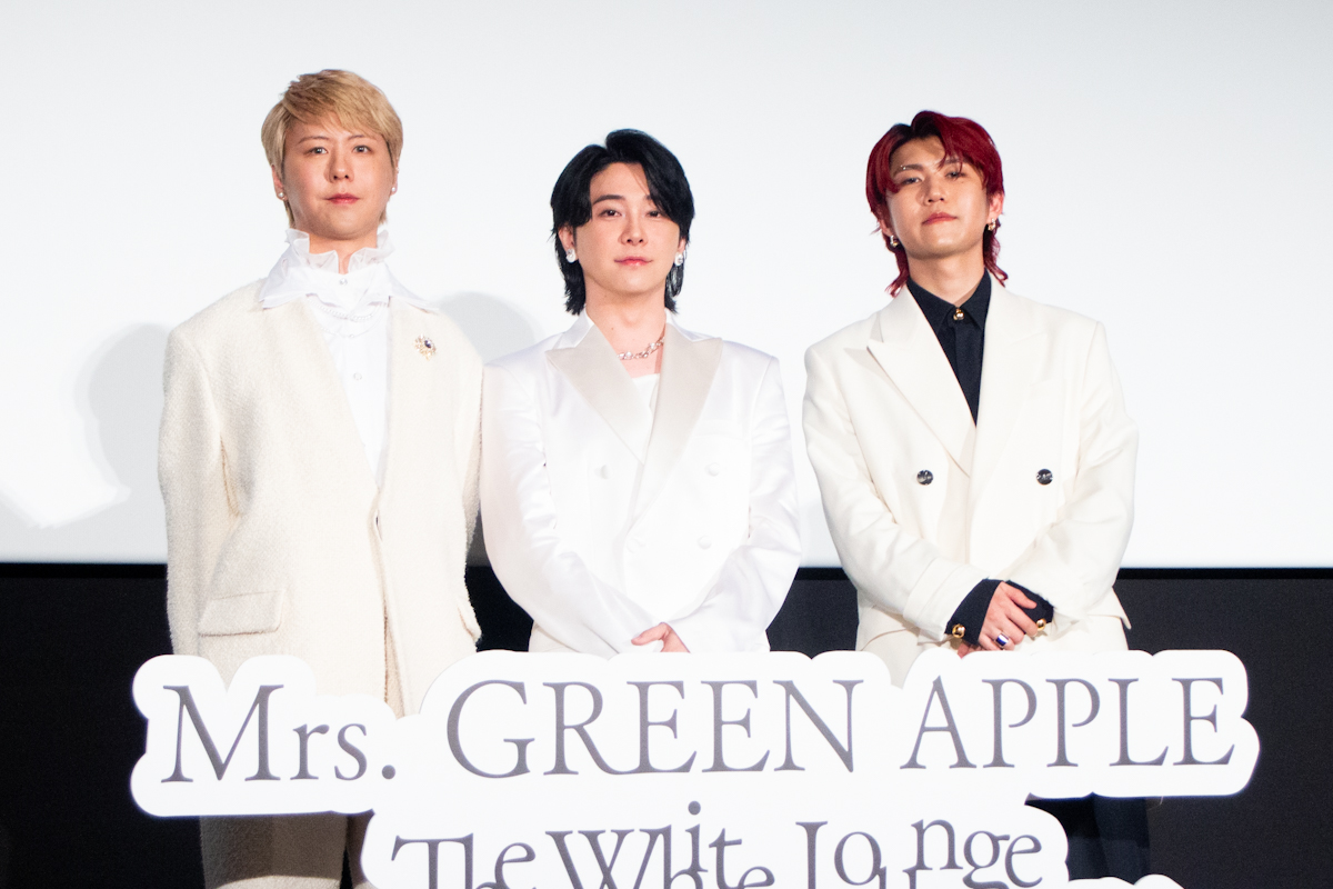Mrs. GREEN APPLE // The White Lounge in CINEMA』初日舞台挨拶