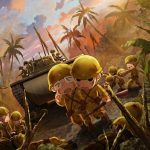 アニメ映画『ペリリュー －楽園のゲルニカ－』田丸（CV：板垣李光人）と吉敷（CV：中村倫也）の熱き友情を描く場面写真公開