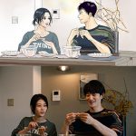 『1122 いいふうふ』2人が仲良く餃子を作るシーンを描いた原作・渡辺ペコ描きおろしイラストが到着