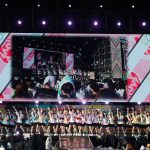 ＝LOVE、≠ME、≒JOY合同コンサート「イコノイジョイ 2023」水や泡による演出の初日公演