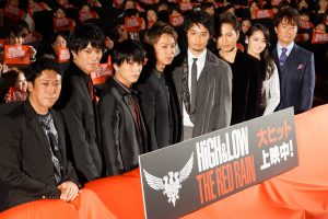 山口雄大監督、鈴木伸之、岩田剛典、TAKAHIRO、斎藤工、登坂広臣、吉本実憂、石黒賢