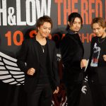 TAKAHIROと登坂に挟まれ“長男の特権です”―「HiGH&LOW THE RED RAIN」完成披露イベントにTAKAHIRO、登坂広臣、斎藤工が勢ぞろい！