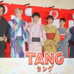 『ＴＡＮＧ タング』公開記念舞台挨拶にキャスト・監督が浴衣姿で登壇