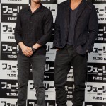 ブラッド・ピット＆ローガン・ラーマン、「フューリー」PRで来日
